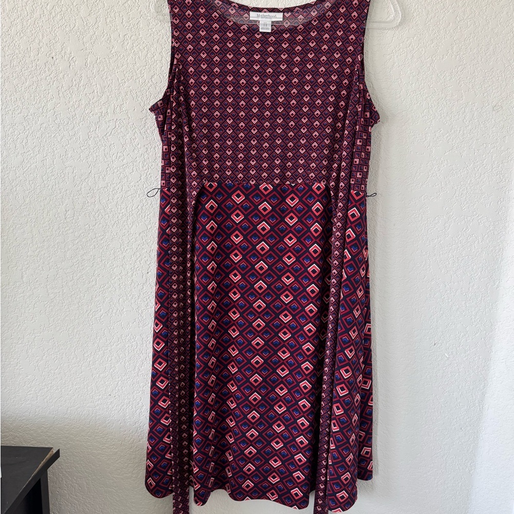 Maternity Sleeveless Dress - Motherhood Maternity Size L - Picture 1 of 4